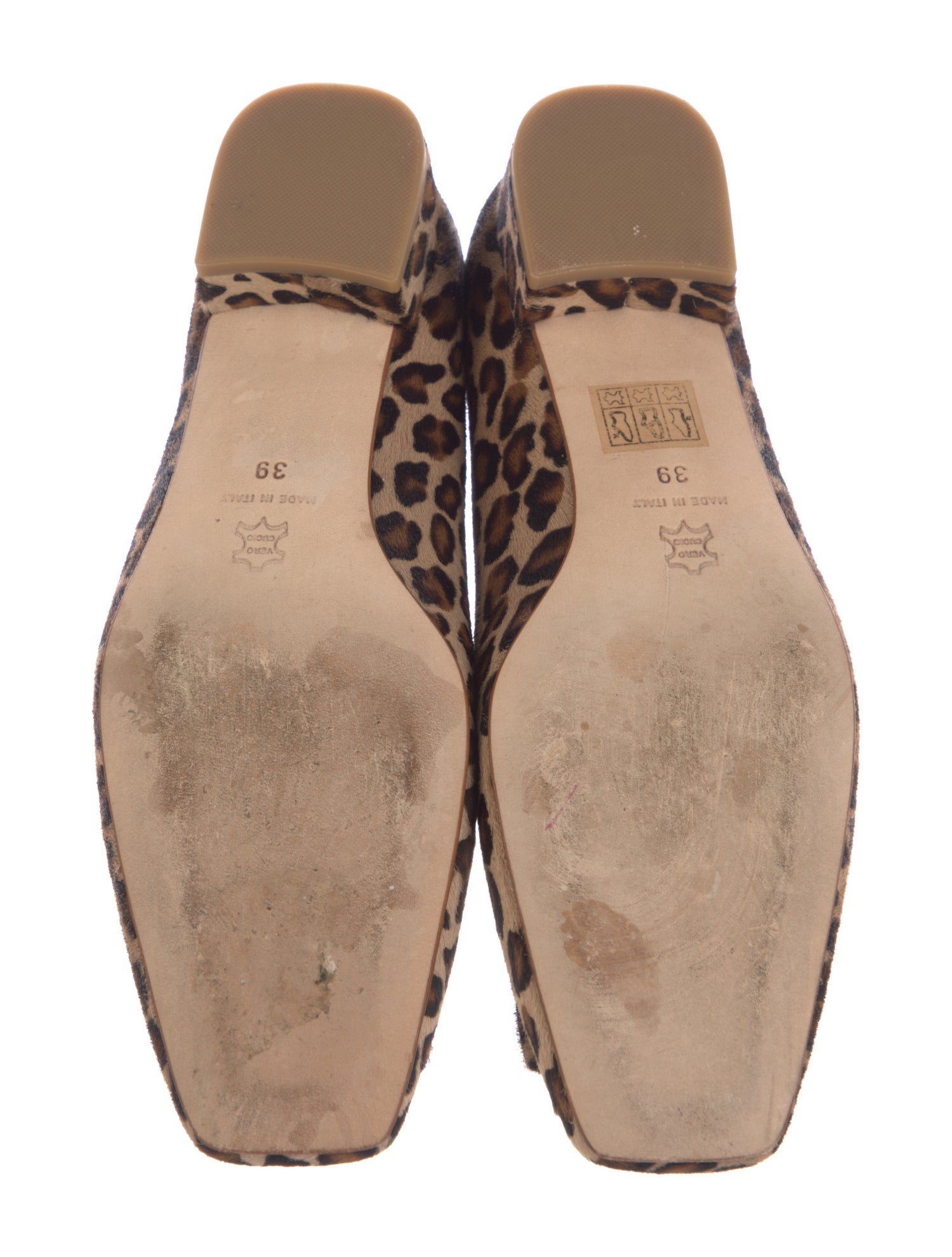 Ann Mashburn Ponyhair Animal Print Ballet Flats